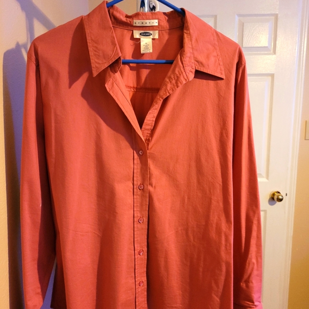 Old navy blouse,  orange